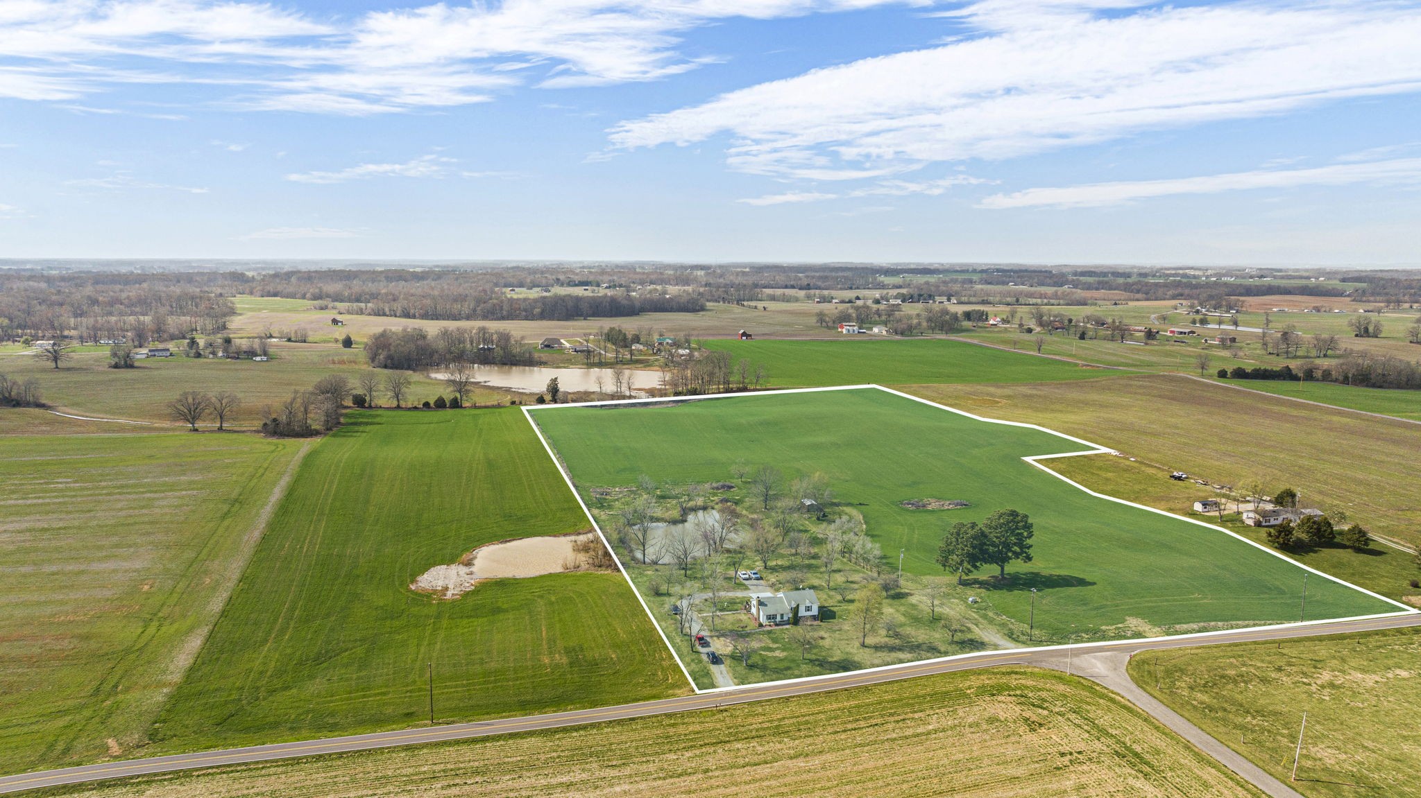 5066 Starks Road Cross Plains, TN 37049 - Photo 6 of 30 an aerial view of a football ground