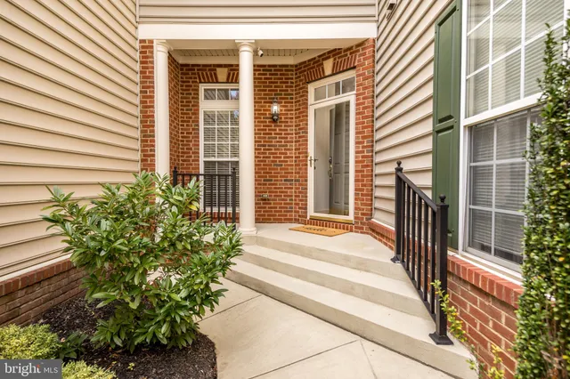 a house with a flower garden