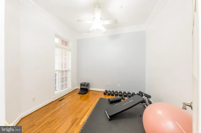 a room with furniture and a window