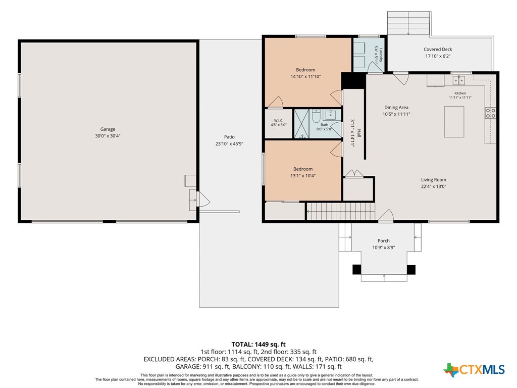 730 Spoke Hollow Road Lockhart, TX 78644 - Photo 40 of 41 FIRST STORY FLOOR PLAN