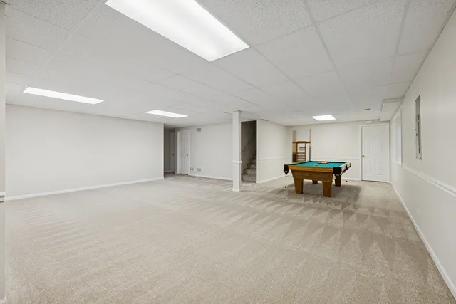 a view of kitchen with breakfast area
