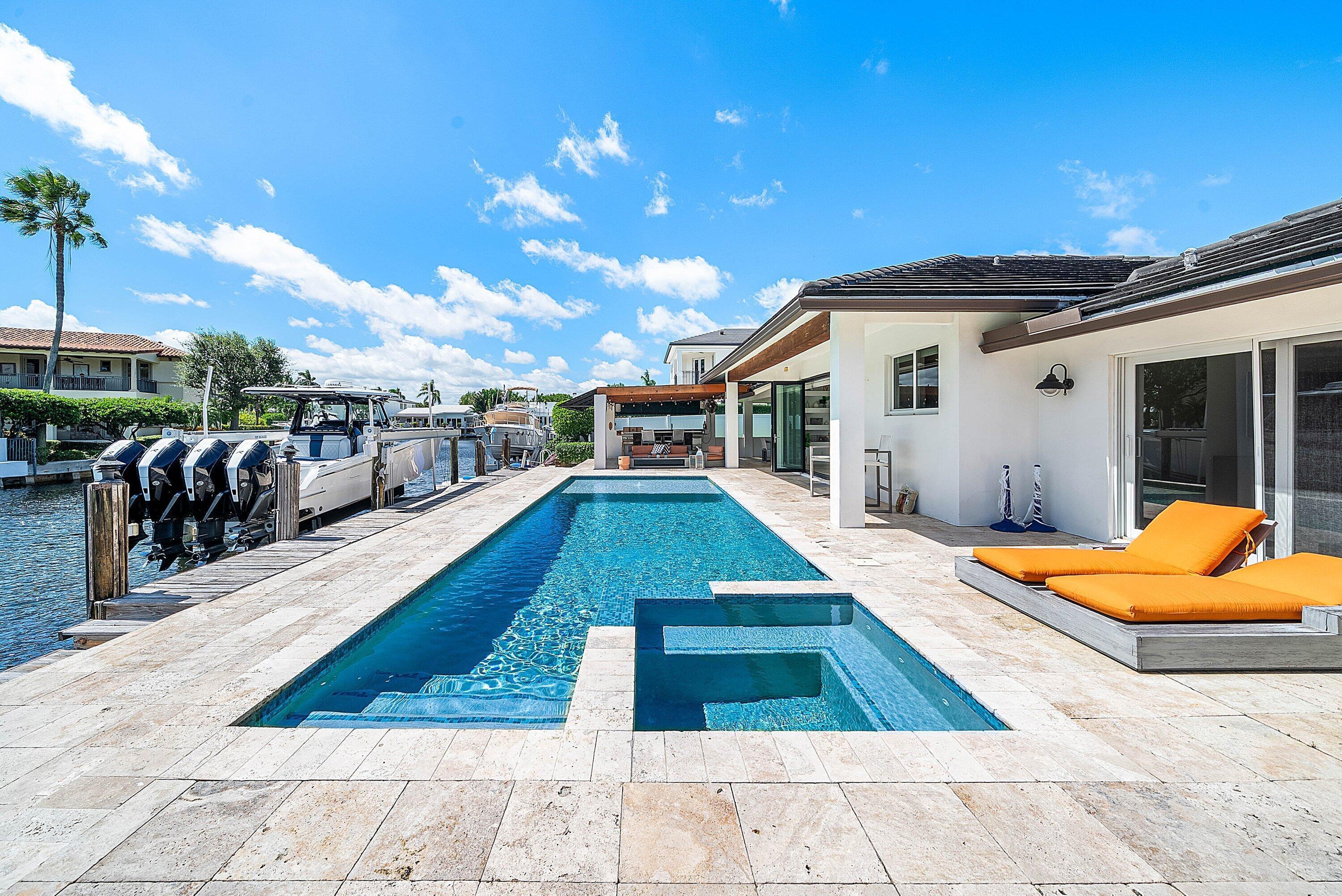 740 Northeast 36th Street Boca Raton, FL 33431 - Photo 22 of 43 a view of swimming pool with lounge chair