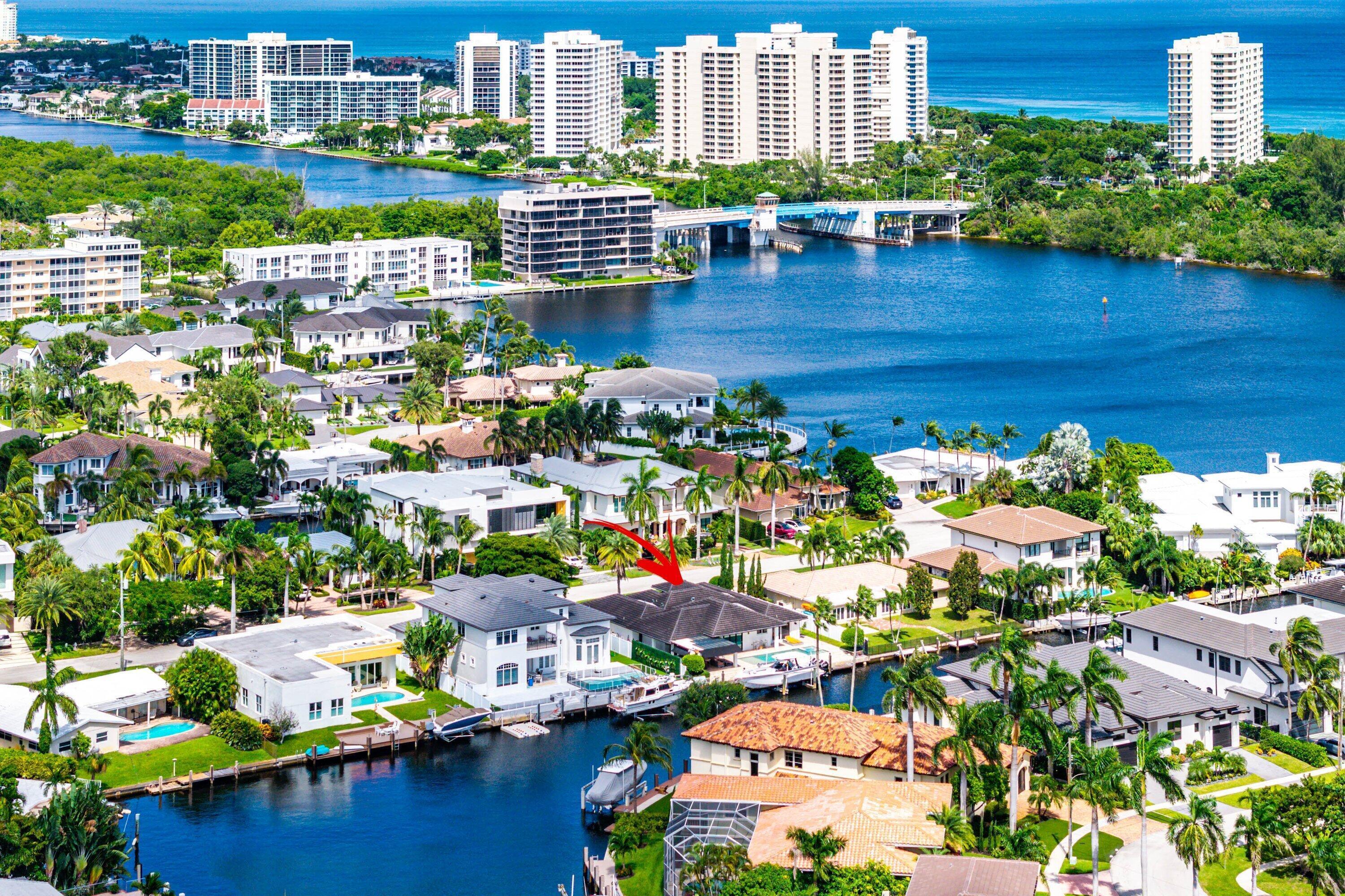 740 Northeast 36th Street Boca Raton, FL 33431 - Photo 39 of 43 a view of a city with tall buildings