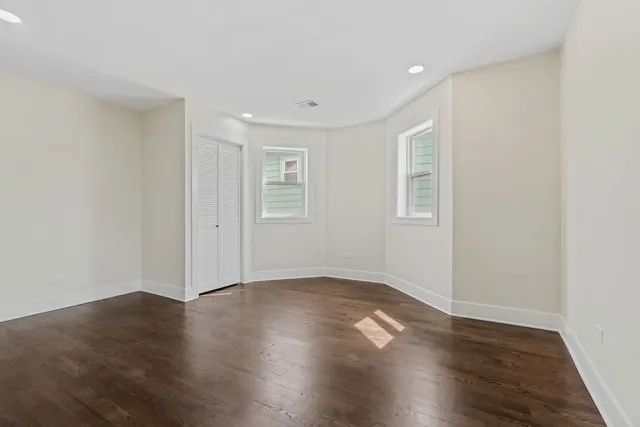 a view of an empty room