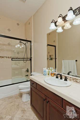 430 Sereno Place Camarillo, CA 93010 - Photo 20 of 33 a bathroom with a sink a toilet and shower