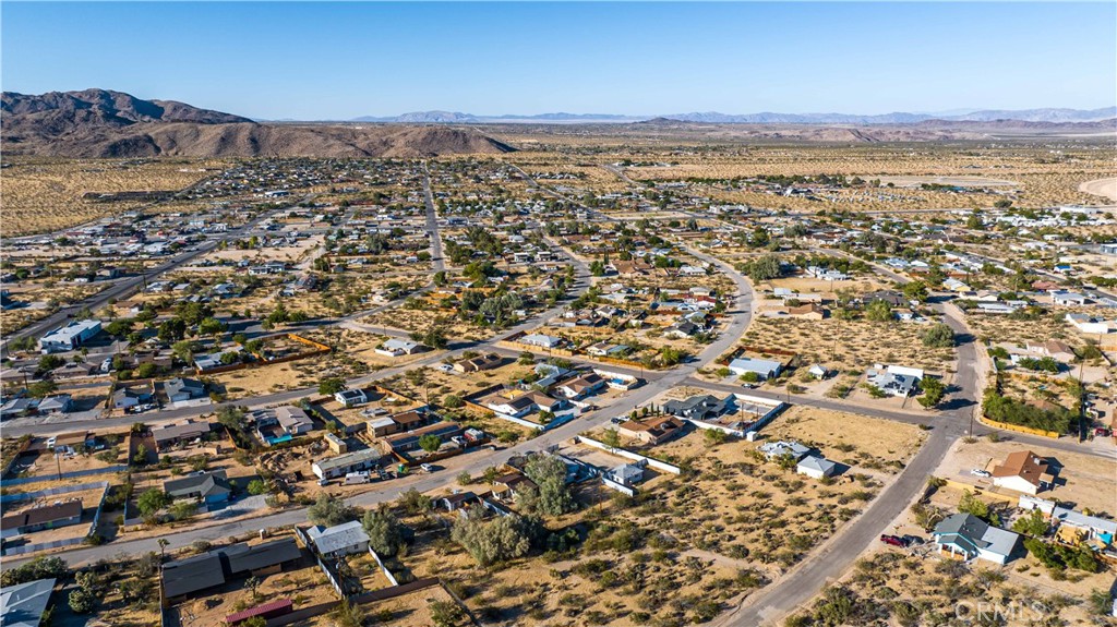 61879 Valley View Circle Joshua Tree, CA 92252 - Photo 54 of 63 an aerial view of residential building and ocean