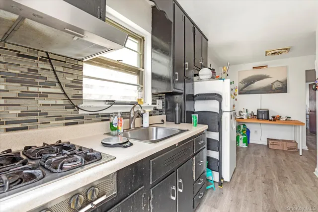 a room with furniture and a window