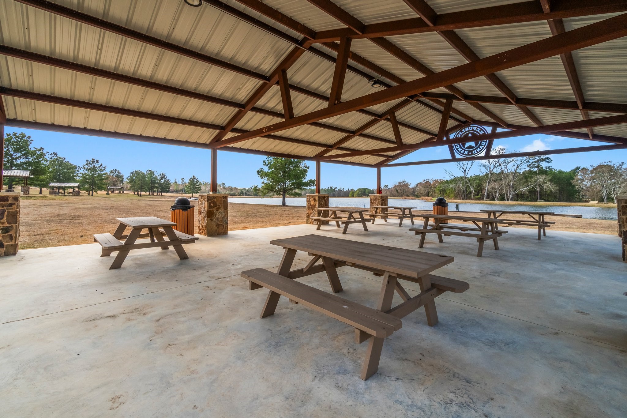 15491 Red Hawk Road Willis, TX 77378 - Photo 17 of 20 a view of a backyard with a patio