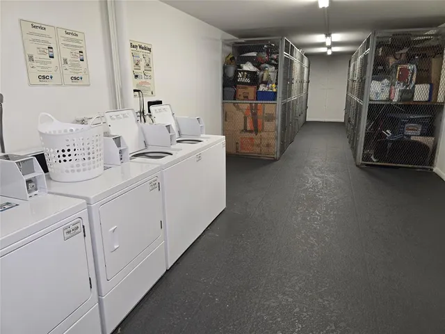 a view of a storage & utility room