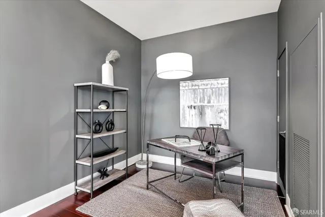 a view of a living room and a window