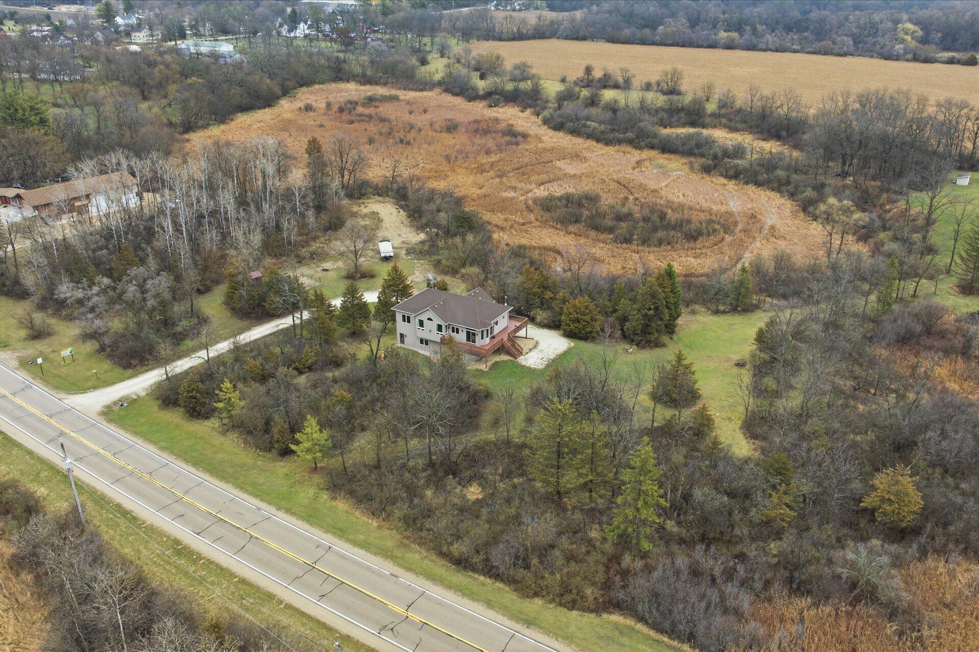 N7026 County DD Spring Prairie, WI 53105 - Photo 32 of 39 Aerial of property