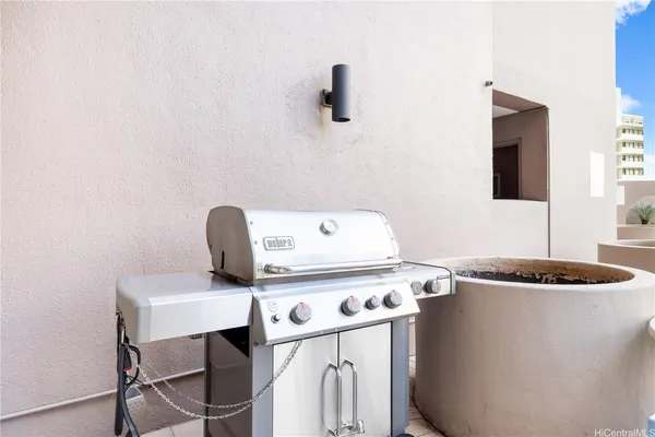 a close view of a sink in the kitchen