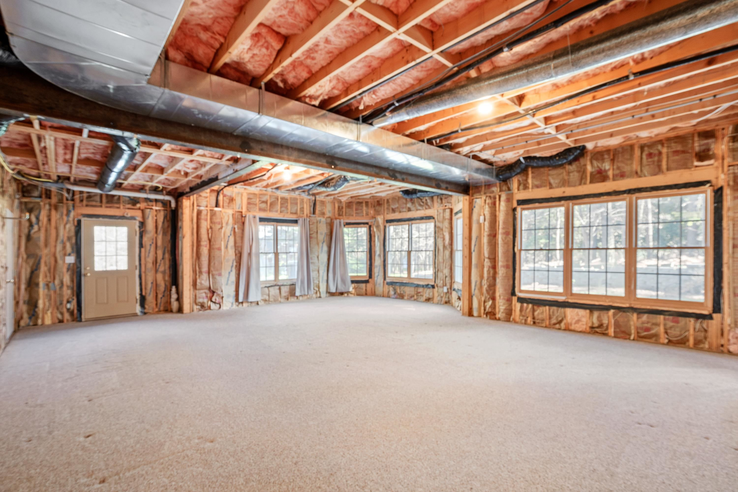 4732 Sharpstone Lane Raleigh, NC 27615 - Photo 55 of 76 Unfinished Storage Basement