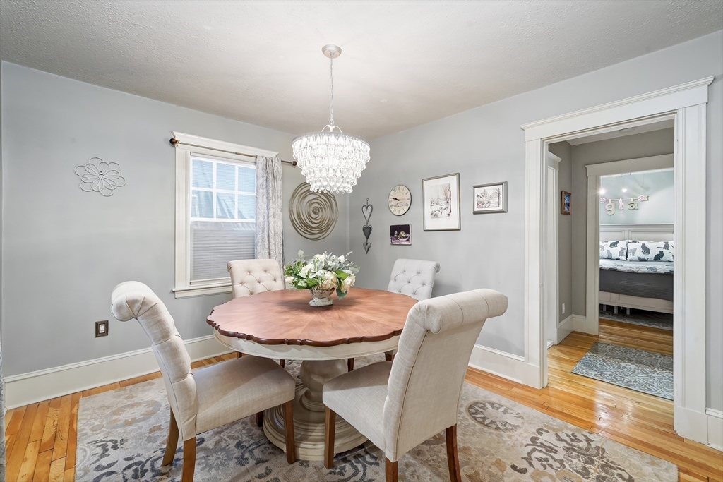 4 Wescott Road Stoneham, MA 02180 - Photo 13 of 42 a view of a dining room with furniture