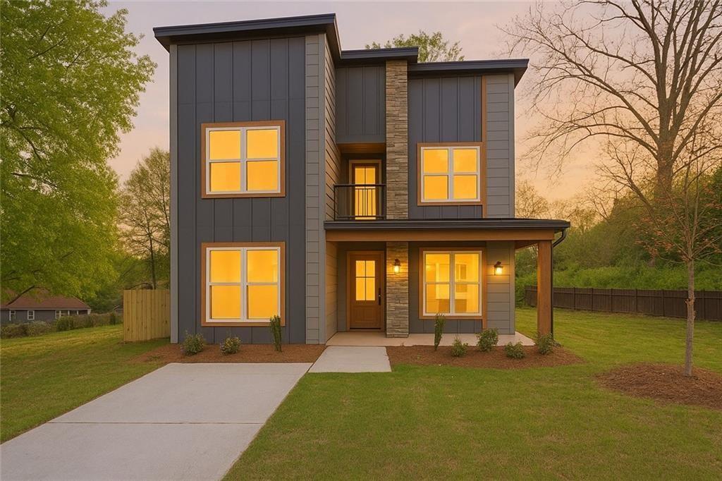 992 Coleman Street Southwest Atlanta, GA 30310 - Photo 4 of 18 a view of swimming pool with an outdoor space and seating area