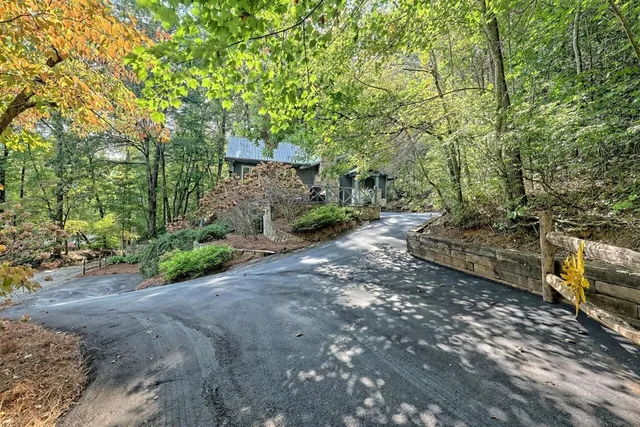 a view of a back yard