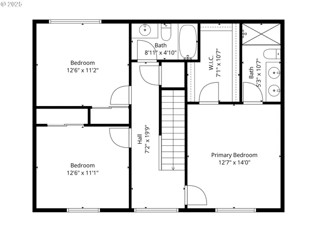 a picture of a bathroom with a shower