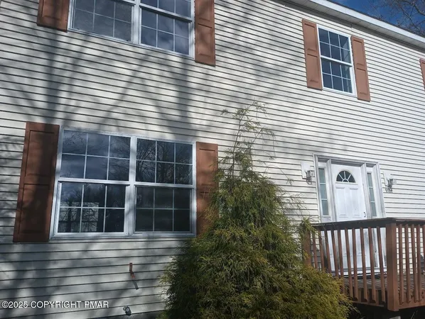 a view of a house with a window