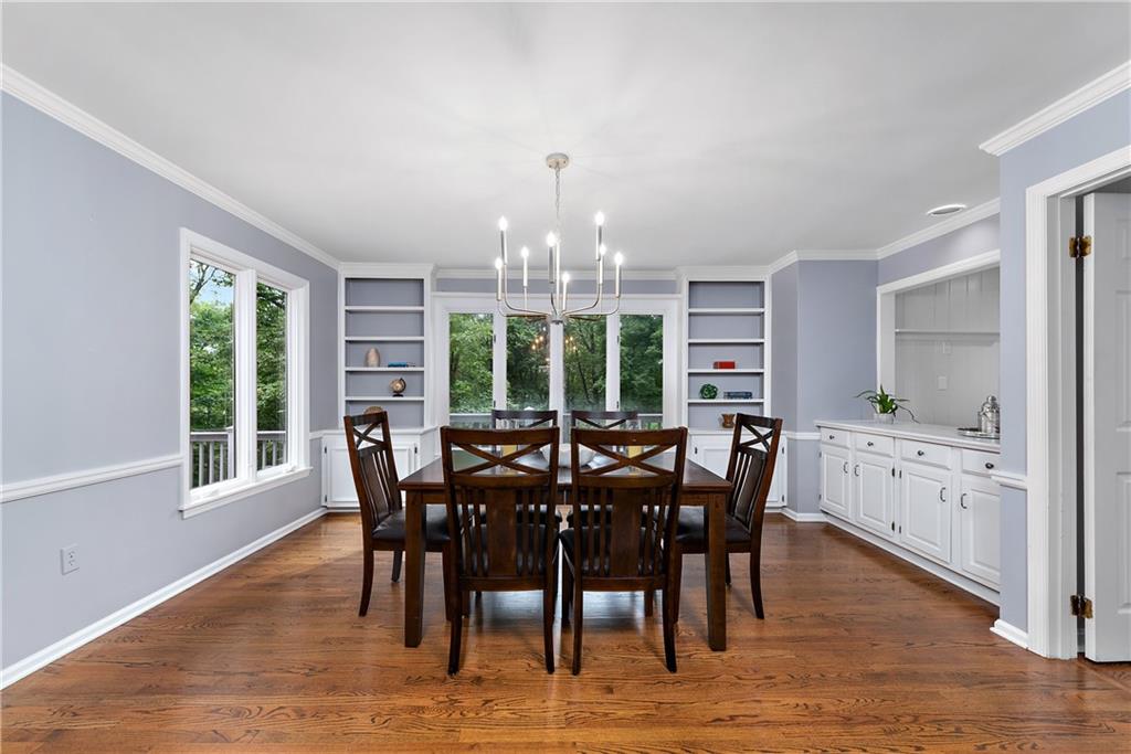 101 Lee Road Sewickley, PA 15143 - Photo 6 of 25 a view of a dining room with furniture window and wooden floor