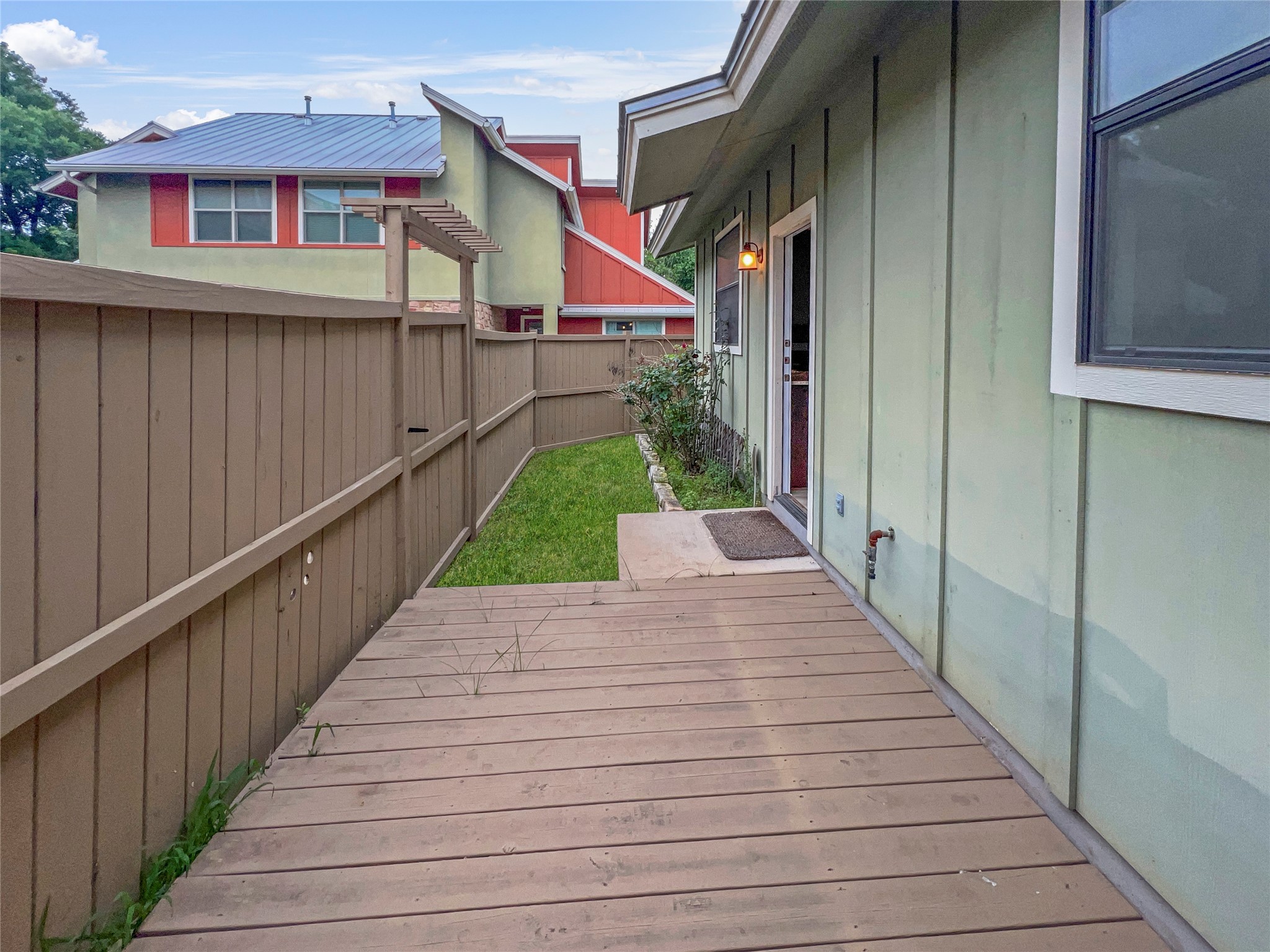 4120 Valley View Road, Unit B Austin, TX 78704 - Photo 17 of 17 Back yard with deck
