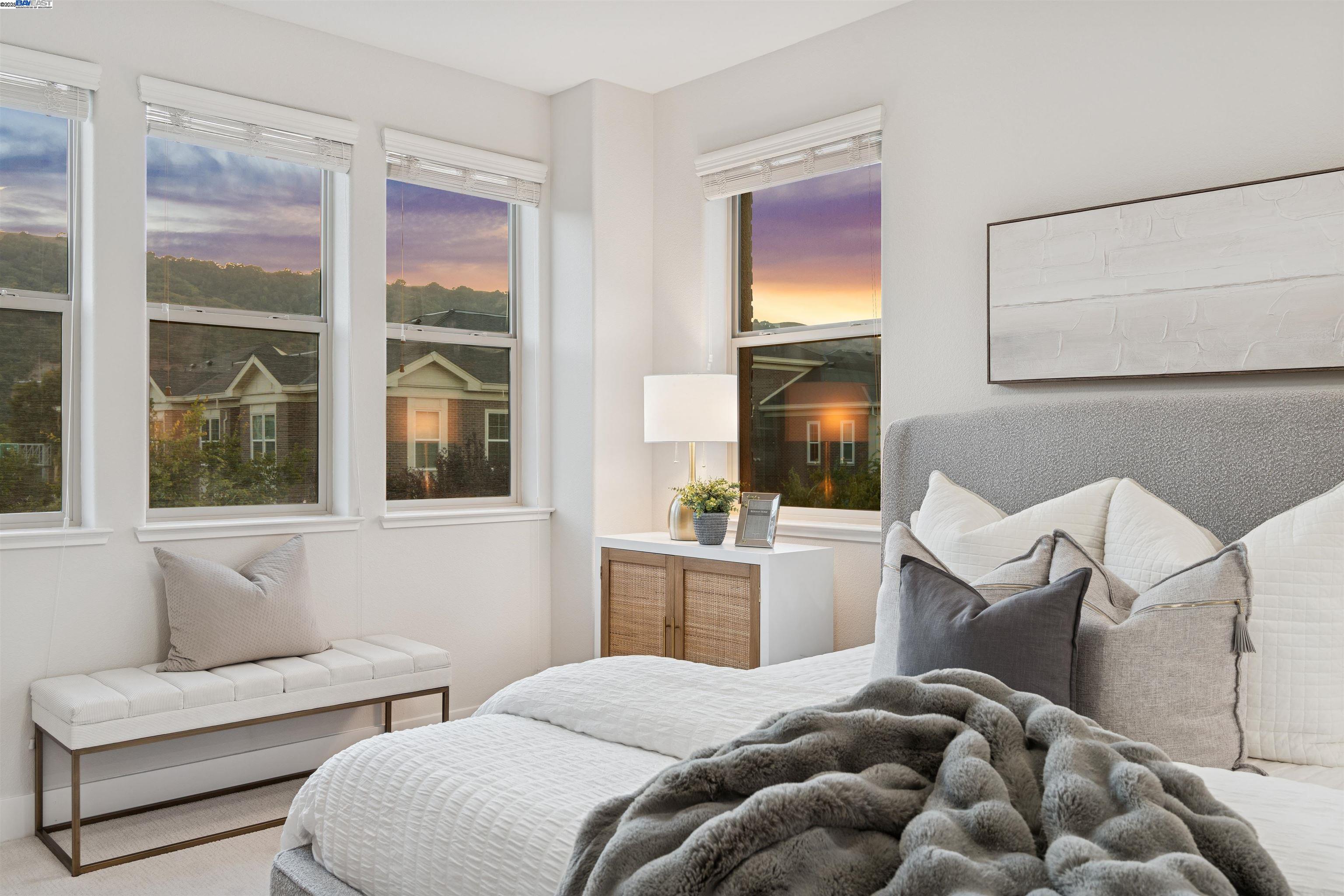 1360 Brookline Loop Pleasanton, CA 94566 - Photo 2 of 29 a bedroom with a bed and a window with outer view