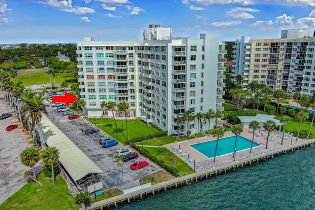 a view of a city and a terrace