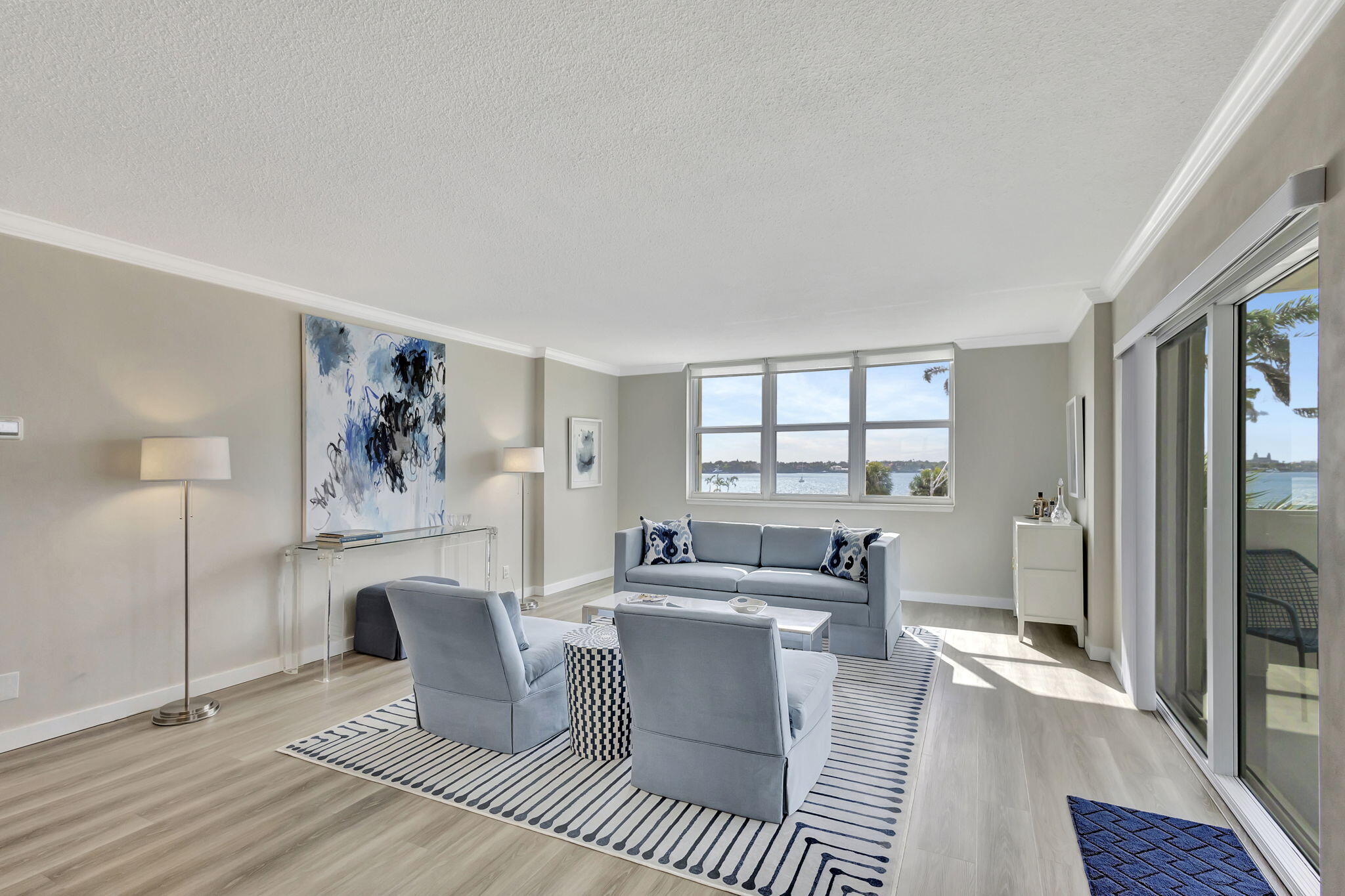 2600 North Flagler Drive, Unit 310 West Palm Beach, FL 33407 - Photo 7 of 42 a living room with furniture and a window