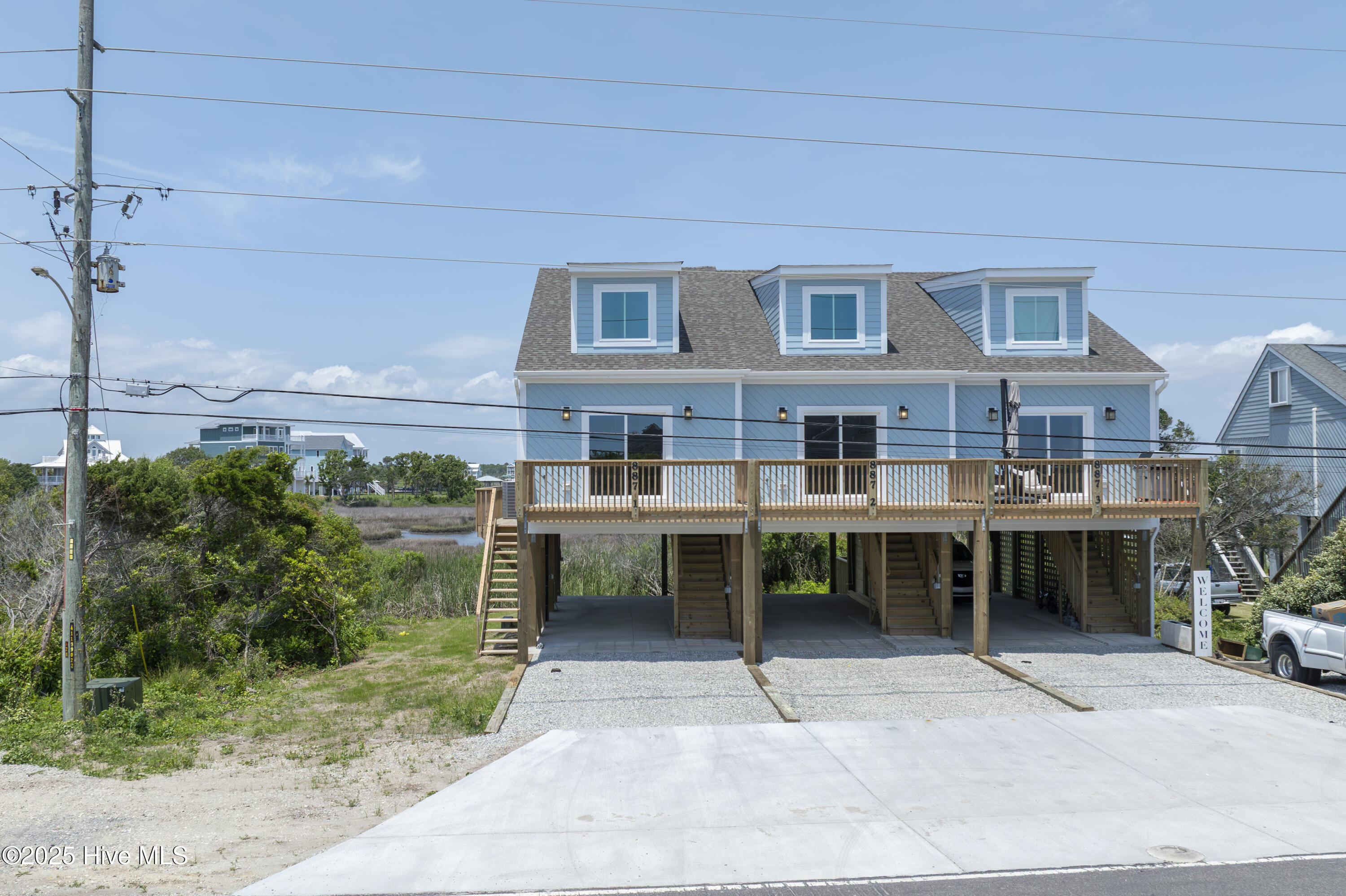 887 New River Inlet Road, Unit 1 North Topsail Beach, NC 28460 - Photo 3 of 45 887 New River Inlet Road - Aerials - Edi