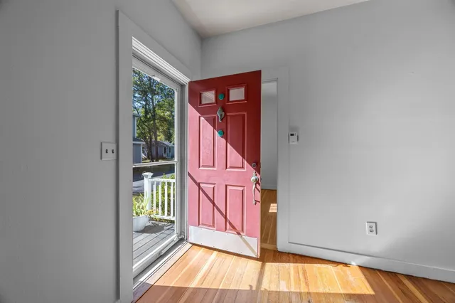 a view of front door