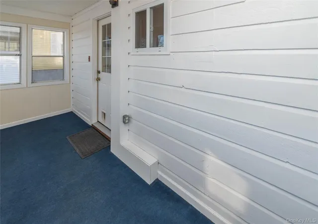 a view of a closet area