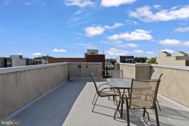 a building view with a outdoor space