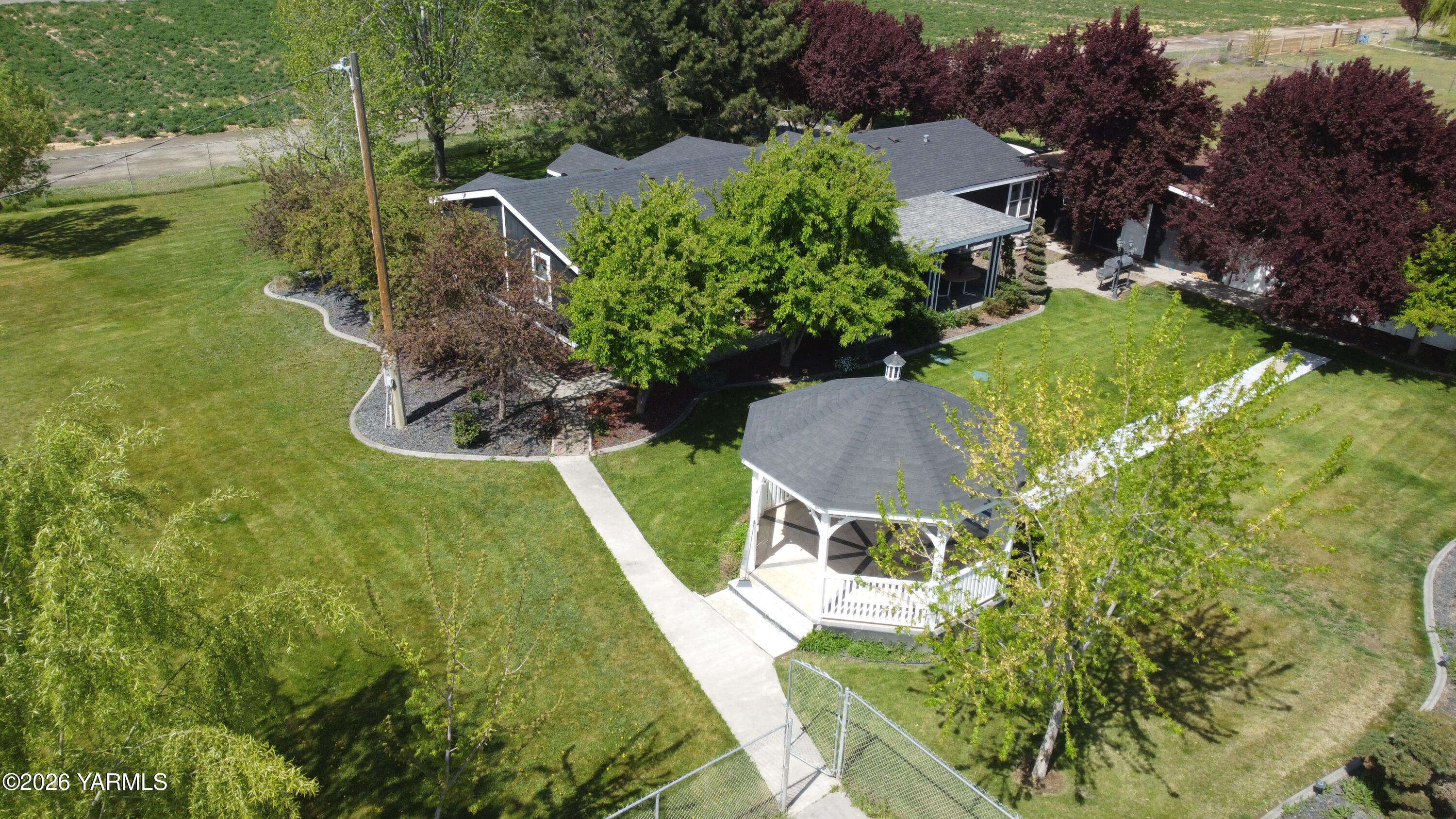 1051 County Line Mabton, WA 98935 - Photo 3 of 22 an aerial view of a house