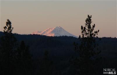 15315 Pineway Loop Oak Run, CA 96069 - Photo 3 of 3 Mt Shasta in the evening from front picture windows.