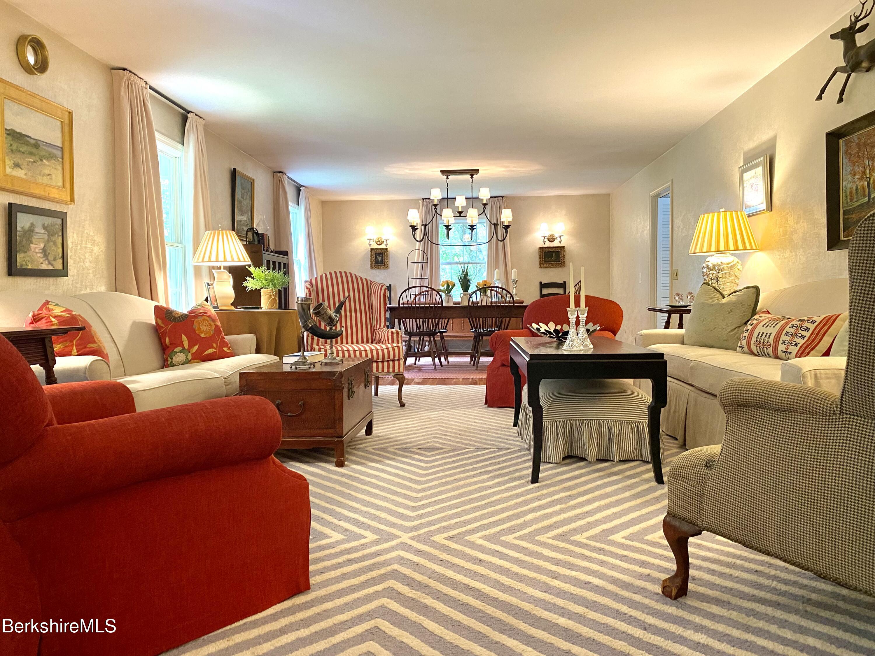 501 Holmes Road Pittsfield, MA 01201 - Photo 5 of 30 a living room with furniture and a large window
