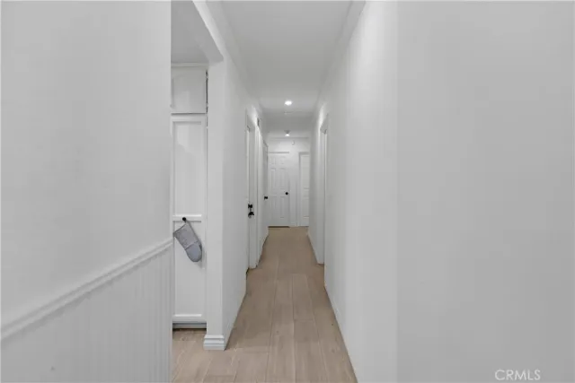 a bedroom with a bed and a cabinets