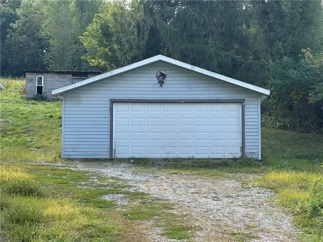 a house view with a backyard space