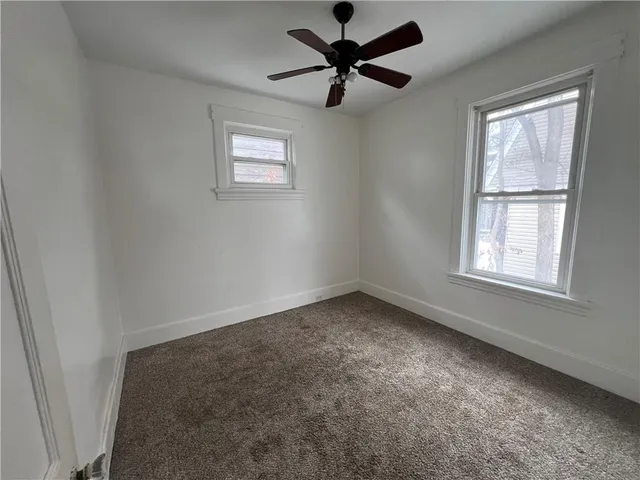 a view of a window in a room