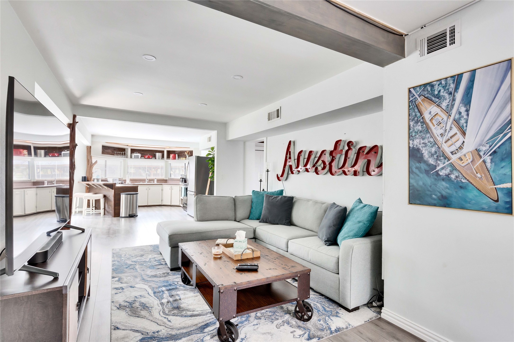16108 Aqua Azul Path Austin, TX 78734 - Photo 11 of 40 a living room with furniture and a rug