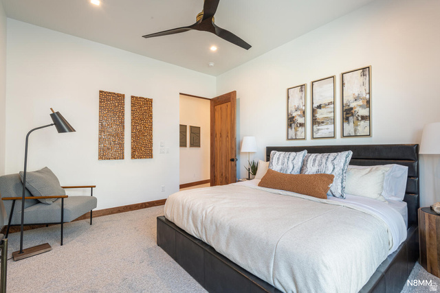 3607 South Cypress Pt Road Hurricane, UT 84737 - Photo 50 of 59 Carpeted bedroom featuring ceiling fan and recessed lighting