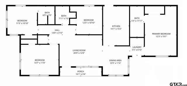 $239,900 | 1213 Academy Street, Tyler, TX 75701