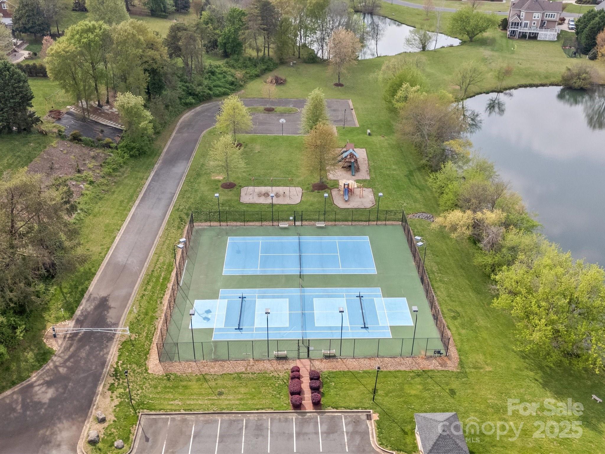 130 Villa Lake Drive Fort Mill, SC 29708 - Photo 41 of 46 an aerial view of a house