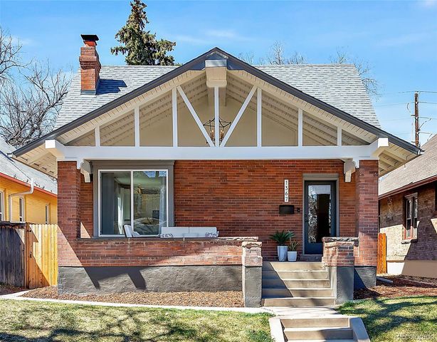 a front view of a house with porch