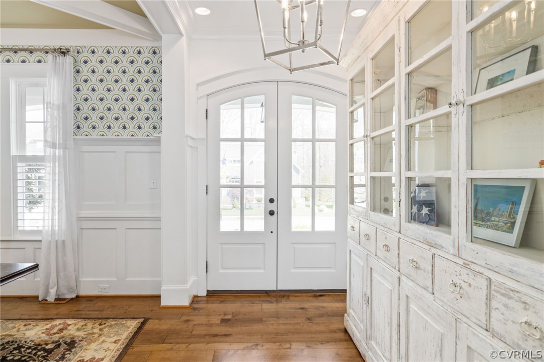 3412 Barkham Drive Midlothian, VA 23112 - Photo 5 of 50 a view of an entryway with wooden floor
