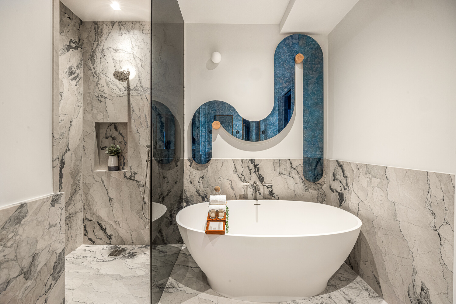 286 Spring Street, Unit 2 Manhattan, NY 10013 - Photo 7 of 14 a bath tub sitting in a bathroom