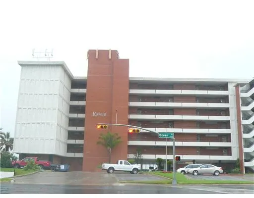 a front view of a building