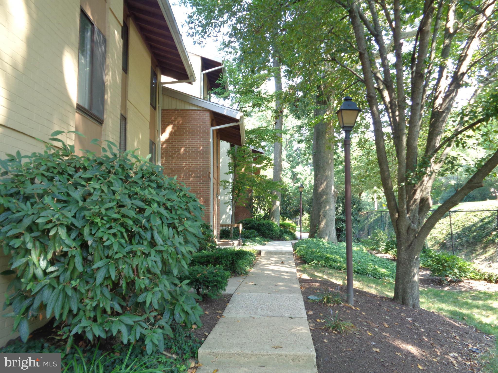 7 Cross Keys Road, Unit 7F Baltimore, MD 21210 - Photo 27 of 27 a view of a pathway of a house with a tree in the yard