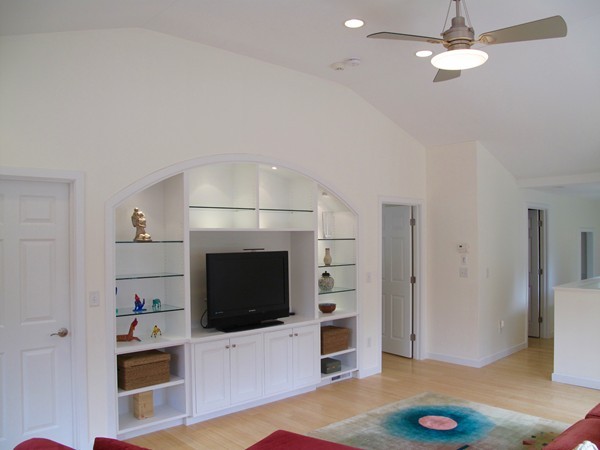 195 Kennedy Road Northampton, MA 01053 - Photo 16 of 22 a living room with furniture and a flat screen tv