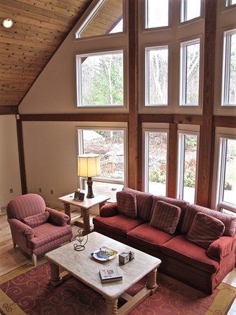 195 Kennedy Road Northampton, MA 01053 - Photo 10 of 22 a living room with furniture and floor to ceiling windows