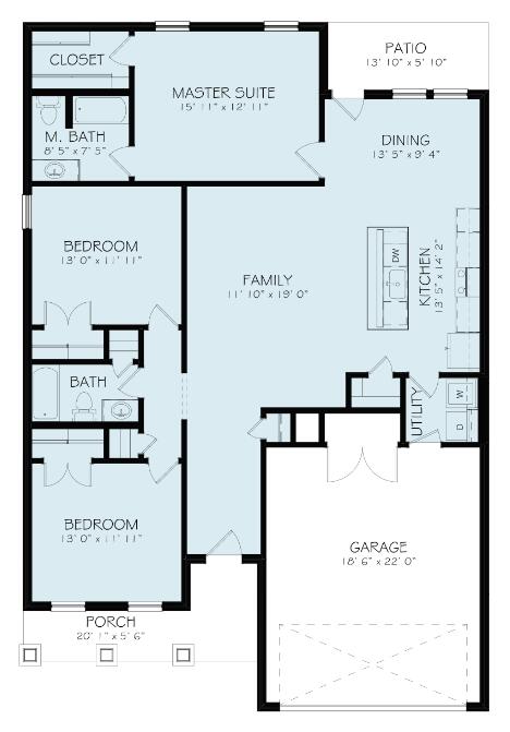 14002 Gary Avenue Lubbock, TX 79423 - Photo 20 of 20 Pamela Floorplan