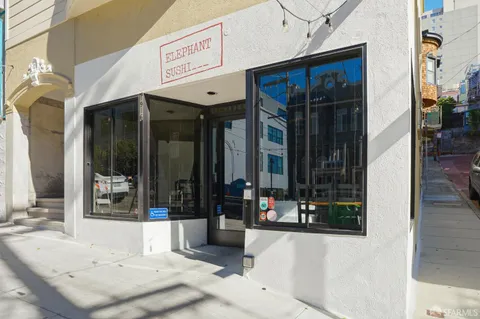 a view of a building with entrance